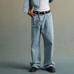 Discontinued: RARE DNM EDIT Jacquard Extreme Baggy Jeans